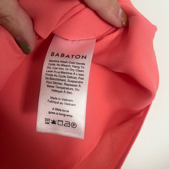 Coral Babaton adjustable spaghetti strap tank - Picture 5 of 6